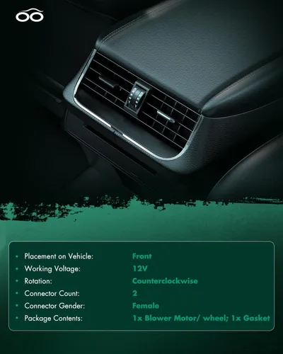 Miniatura 8 de SCITOO Motor soplador de calentador HVAC con jaula de ventilador frontal 700099 para Ford para Expedition 2003-2006, para Ford para F-150 2004-2008