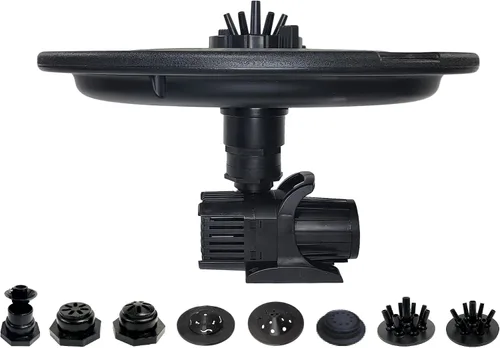 Miniatura 21 de HALF OFF PONDS Fuente flotante - 1 aireador de estanque HP, cable de 100 pies - Bomba de agua de 15,000 GPH - 13 patrones de pulverización - Luces