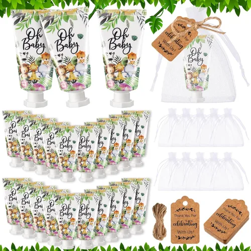 48 juegos/144 piezas de crema de manos para baby shower, regalos de fiesta para invitados, regalos de novia, boda, agradecimiento, mini juego de