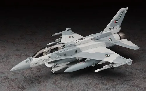 Miniatura 2 de Hasegawa 1/48 EAU Air Force F-16F Block 60 Fighting Falcon Plastic Model PT44