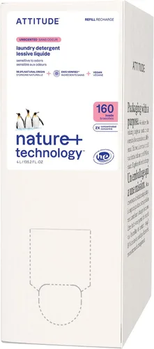 Miniatura 11 de ATTITUDE Detergente líquido para ropa, verificado por EWG, compatible con HE, a base de plantas y vegano, jabón natural para lavandería, aroma a