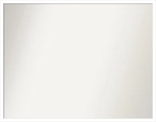 Miniatura 176 de Amanti Art Espejo de baño blanco para sobre el fregadero, 32 x 45 pulgadas, espejo de tocador rectangular blanco esbelto, marco de madera moderno