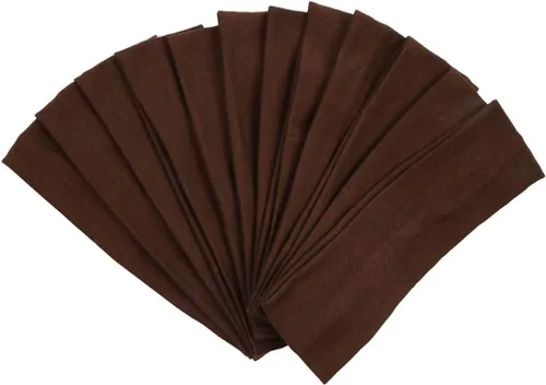 Miniatura 26 de Diademas para el pelo, bandas de ejercicio de algodón, suaves y elásticas, color sólido