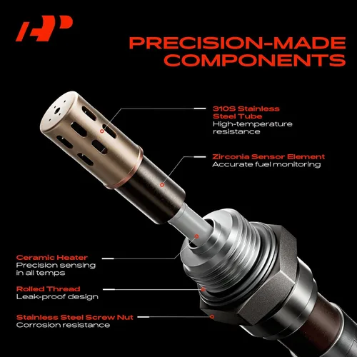 Miniatura 4 de A-Premium Sensor de oxígeno O2 compatible con Hyundai Santa Fe 2003-2006, Sonata 2002-2005, Tiburon 2003-2008, Tucson 2005-2009 y Kia Optima