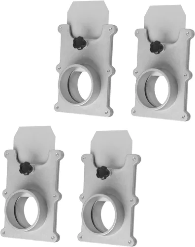 POWERTEC 70134-P4 - Puerta de aluminio de 2-1/2 pulgadas para colector de polvo, accesorios de recolección de polvo, paquete de 4