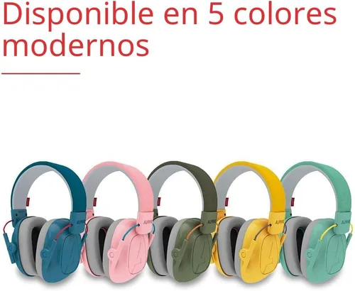 Miniatura 8 de Alpine Muffy Kids - Auriculares con cancelación de ruido para niños, certificado CE y ANSI, 25 dB, ayuda sensorial y de concentración, color menta