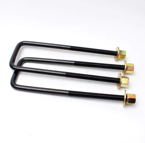 Miniatura 3 de Kit de elevación de nivelación trasera de 2 pulgadas LHE con bloque de elevación y pernos en U compatible con Ford F150 2WD 4WD 2004-2020