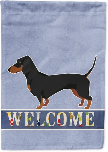 Miniatura 84 de Caroline's Treasures CK3704GF Bandera de jardín de bienvenida de Akita Shepherd Black and Tan - Bandera decorativa para patio exterior, patio