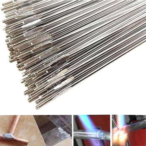 Miniatura 10 de Varilla de soldadura de aluminio de 32.8 ft, 19.7 ft, alambre de soldadura universal de baja temperatura para Al cobre, hierro y acero, reparación