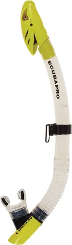 Miniatura 8 de SCUBAPRO Spectra Dry Snorkel with Purge Valve, Flexible Lower Corrugated Tube, Regulator-Style Mouthpiece and Quick-Connect Clip Negro