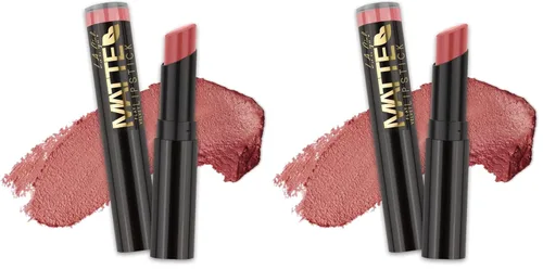 Miniatura 7 de L.A. Girl Lápiz labial mate de terciopelo plano, Bite Me GLC810