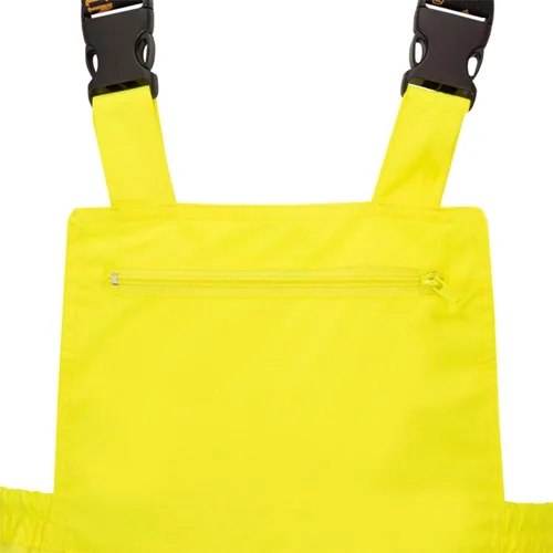 Miniatura 20 de Pioneer Hi Vis Ripstop - Pantalones con peto impermeables para hombre, pantalones reflectantes de seguridad para lluvia