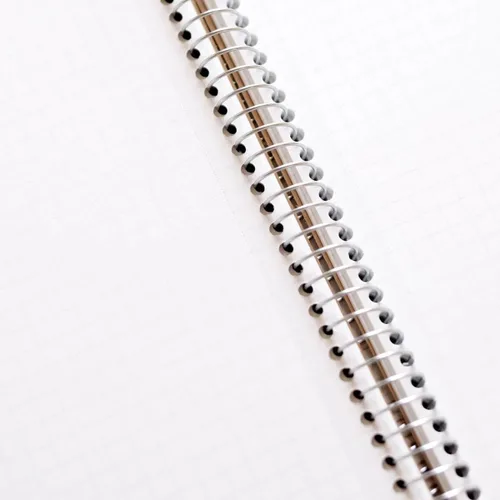 Miniatura 5 de Maruman Cuaderno de cuadrícula básica de notas en espiral, tamaño A4, 11.69 x 8.98 pulgadas, 80 hojas/160 páginas, diario de papel cuadriculado