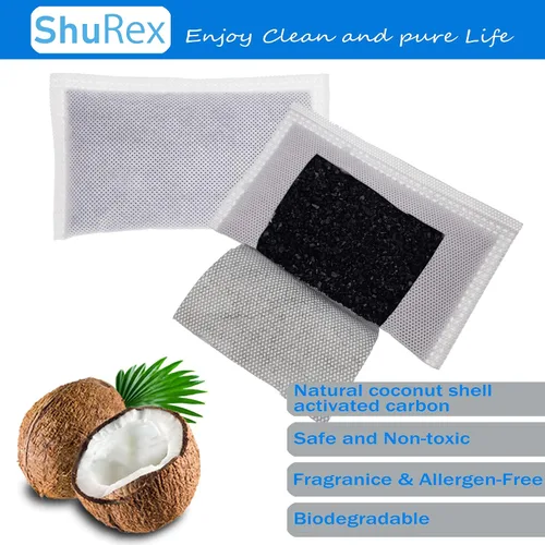 Miniatura 5 de Filtro absorbente de olores de carbón activado, desodorante compatible con botes de basura iTouchless de 8 galones y más grandes