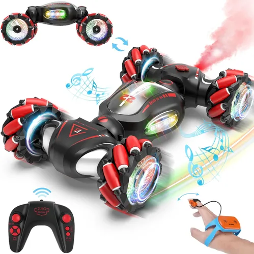 Miniatura 8 de Fosgoit Spider Auto de juguete con control remoto para niños de 6-12 años, regalos de cumpleaños para niños, RC de 2.4Ghz con control de gestos