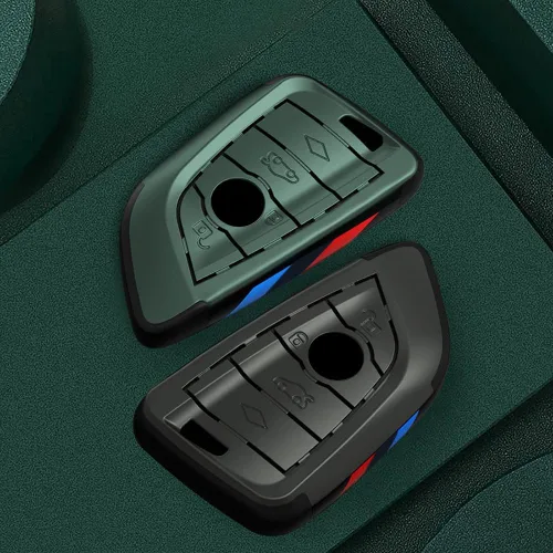 Miniatura 4 de Smart Remote Key Case Funda protectora para BMW 2 5 6 7 X1 X2 X3 X5 X6 Series con llavero