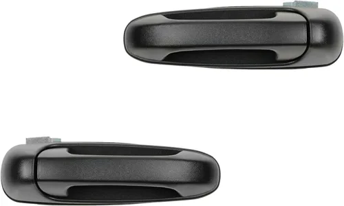 TRQ Juego de manijas de puerta exterior izquierda y derecha, para el lado del conductor, compatible con Jeep Grand Cherokee 1999-2004 Liberty
