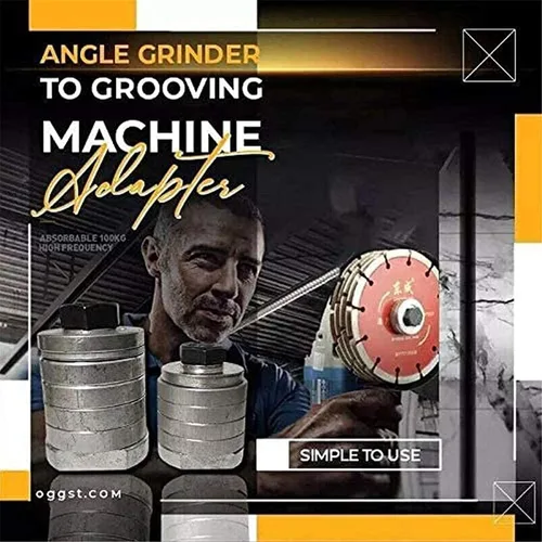 Miniatura 2 de Amoladora angular a máquina ranuradora, convertidor adaptador de taladro de tornillo, cabezal de conversión M10/M14 para máquina ranuradora variable