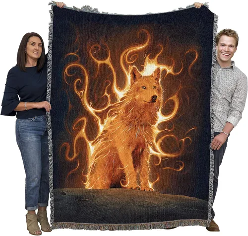 Miniatura 15 de Pure Country Weavers Squatch Believes in You Manta – Bigfoot Sasquatch Gift Fantasy Tapestry Cobija tejida de algodón – Fabricado en los Estados