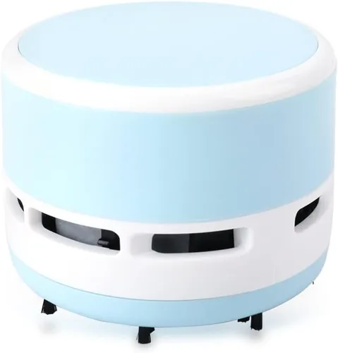 Miniatura 10 de Mini aspiradora, aspiradora de escritorio, barredora de migas, plumero de escritorio, mini aspiradora de escritorio para mesa, verde y blanco