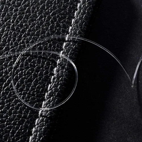 Miniatura 3 de Amaney - Cuerda elástica de 0.031 pulgadas, cuerda elástica de cristal para pulseras, cuentas y fabricación de joyas, color blanco