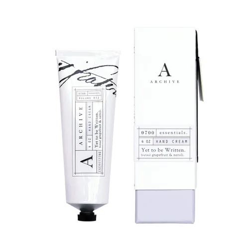 Archive Yet To Be Written Crema hidratante para manos, 4 onzas, loción hidratante para mujeres y hombres, ingredientes naturales suaves para la piel