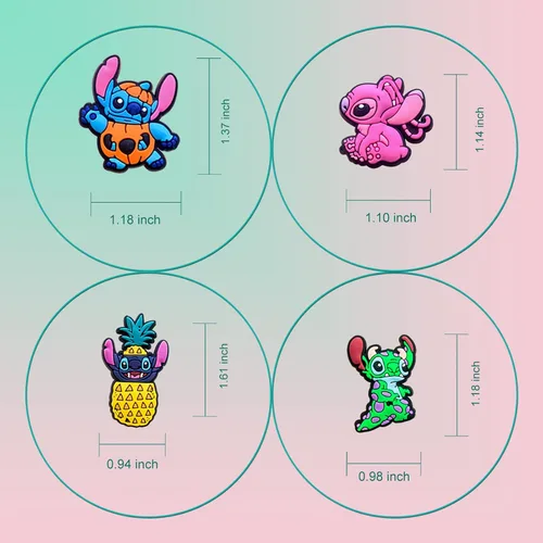 Miniatura 5 de 40 60 dijes de cocodrilo kawaii para decoraciones de sandalias de zapatos de dibujos animados para niñas, mujeres, adolescentes, adultos, recuerdos