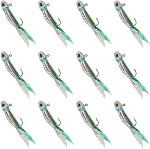 YZD Silverside Minnow Crappie Jig 12pieza(s)