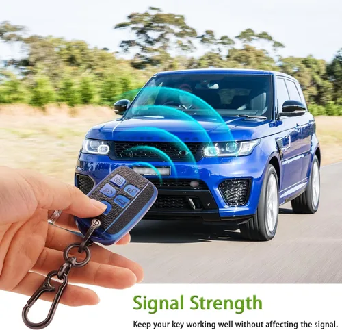 Miniatura 3 de EKALA Funda para Llavero de TPU Suave de Protección Completa con Keychain, Azul, Azul