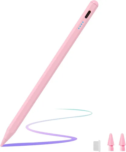 Miniatura 11 de Lápiz óptico para iPad de 9ª y 10ª generación, lápiz con rechazo de palma Apple Pencil para (2018-2025) 10ª/9ª/8ª/7ª/6ª generación, iPad Pro de Negro