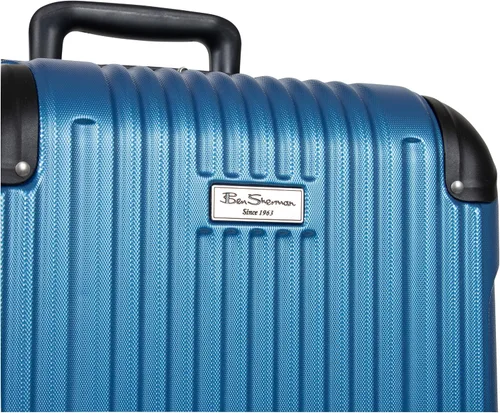 Miniatura 11 de Ben Sherman Heathrow Hall - Maleta de 8 ruedas extensible y ligera, color gris oscuro, azul (Vivid Blue)), 181557VB