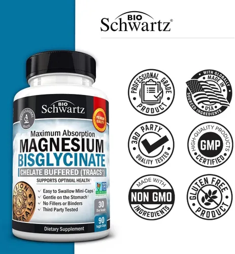 Miniatura 7 de Bisglicinato de magnesio 100% quelato sin efecto laxante - Máxima absorción y biodisponibilidad, totalmente reaccionado y tamponado - Apoyo