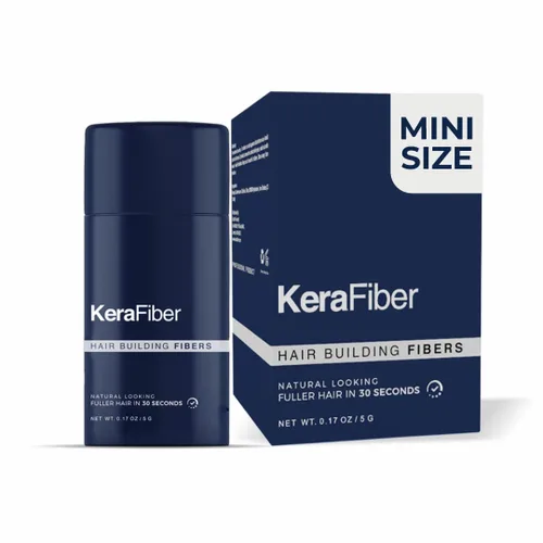KeraFiber Fibras profesionales para la construcción del cabello, fibras espesantes de cabello de queratina natural, polvo para el cabello para