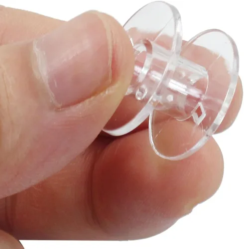 Miniatura 2 de Coufce Paquete de 50 bobinas de plástico transparente para máquina de coser, clase 15, compatibles con máquinas Brother Singer Janome Kenmore