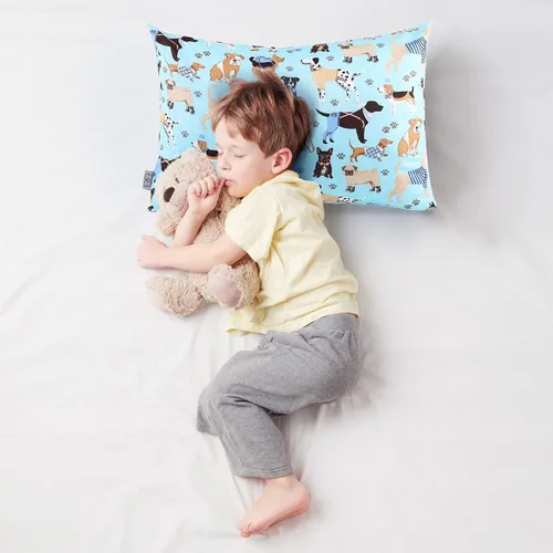 Miniatura 4 de Fundas de almohada para niños pequeños, paquete de 2 fundas de almohada que se adaptan a almohadas de 13 x 18 o 12 x 16 pulgadas, funda de almohada
