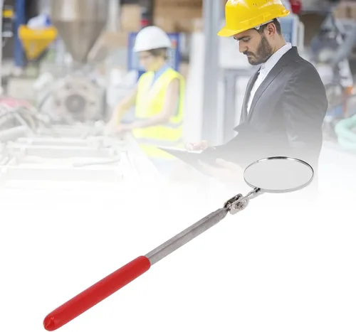 Miniatura 5 de Yosoo Espejo de inspección flexible CT‑502, inspección de soldadura de reparación de tuberías de aire acondicionado, espejo telescópico redondo, una