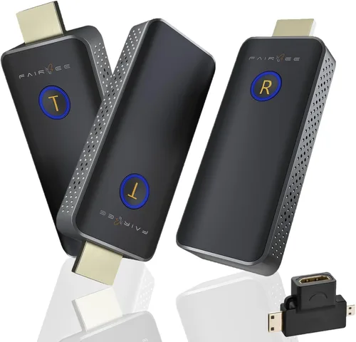Miniatura 9 de Transmisor y receptor HDMI inalámbrico, salida de decodificación 4K 1080P, kit extensor inalámbrico HDMI portátil Plug&Play, soporte 5.8G/2.4G