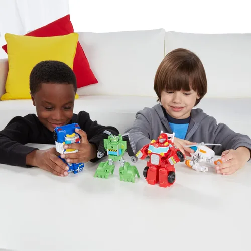 Miniatura 6 de Transformers Rescue Bots Griffin Rock Team Figuras de acción (exclusivo de Amazon)