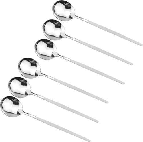 Miniatura 6 de Morden Design - Juego de cubiertos de acero inoxidable pulido brillante, 36 piezas, para 6 personas, incluye tenedores, cucharas, cuchillos