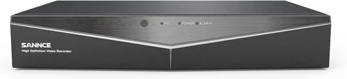 SANNCE 5MP 8 Canales DVR de Cámara de Seguridad, Grabadora DVR de Vigilancia Híbrida 5 en 1 H.264+, Soporta Cámaras de Seguridad IP Analógicas de