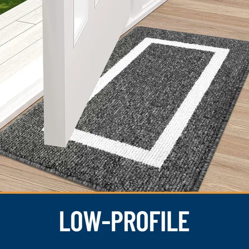 Miniatura 4 de OLANLY Alfombra para Puerta Interior, 59x35, Alfombra de Entrada Antideslizante Absorbente Resistente a la Suciedad, Alfombras de Entrada