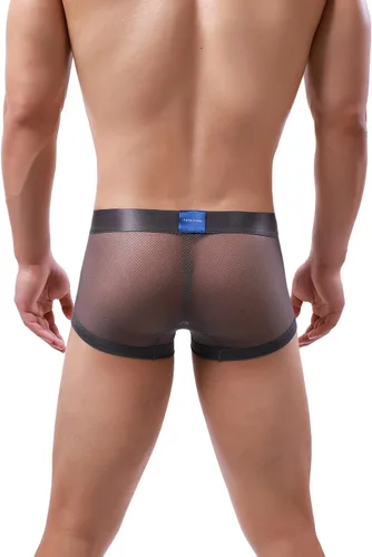 Miniatura 5 de Evankin Ropa interior sexy para hombre, calzoncillos tipo bóxer de malla transpirable