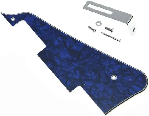 Miniatura 45 de Dopro Golpeador de guitarra LP de 1 capa con soporte cromado para Epiphone Les Paul