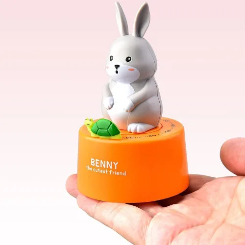 Miniatura 6 de Conejo de dibujos animados modelo temporizador mecánico 60 minutos de cocina Gadget reloj de cocina contadores de alarma temporizador manual