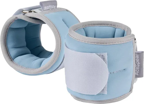 Miniatura 8 de AceSpear - Conjuntos de pesas de tobillo para hombres, mujeres y niños 1 libra, 2 libras, 3 libras, 4 libras y 5 libras, pesas de pierna, muñeca