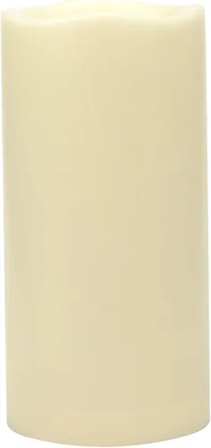 Miniatura 8 de CANDLE CHOICE Velas impermeables sin llama para exteriores, funcionan con pilas, con temporizador, gran resina plástica brillante, parpadeante