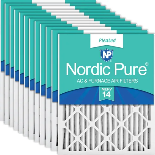 Miniatura 26 de Nordic Pure 18 x 25 x 2 (17 1/2 x 24 1/2 x 1 3/4) de carbono puro plisado reducción de olores Merv 8 filtros para horno, paquete de 3