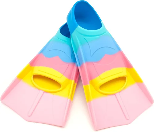 Miniatura 10 de Swimming Training Fins,Comfortable Silicone Flippers for Swimming and Diving,Size Suitable Kids Girls Boys Adult