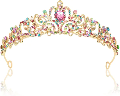 Miniatura 19 de CIEHER - Tiaras y coronas para mujeres y niñas - Regalos de corona para novia, boda, graduación, cumpleaños y Navidad
