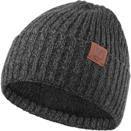 Miniatura 9 de OZERO Gorro de Punto de Invierno, Gorro Térmico Grueso de Forro Polar para Hombres y Mujeres
